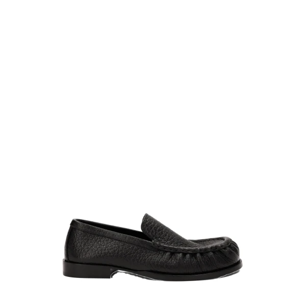 Leather loafers in Black - Image 2