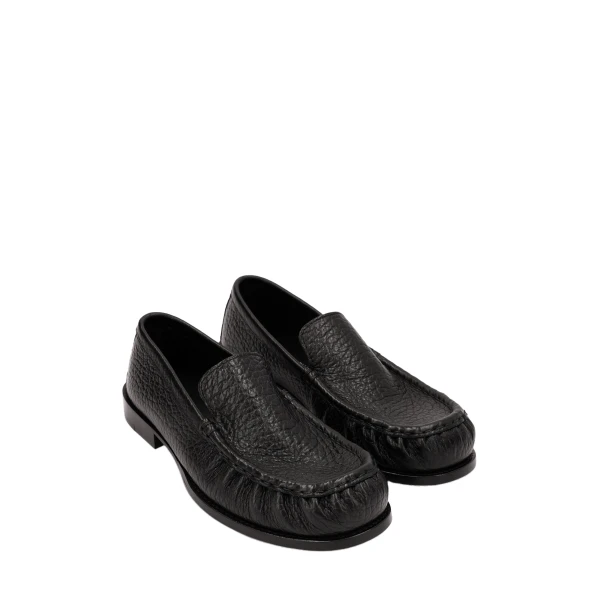 Leather loafers in Black - Image 3
