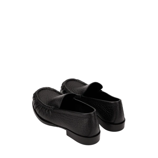 Leather loafers in Black - Image 4