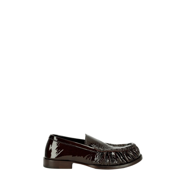 Dries Van Noten Leather loafers in Olive