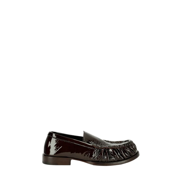 Dries Van Noten Leather loafers in Olive