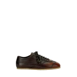 Dries Van Noten Leather sneakers in Tan