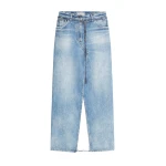 Dries Van Noten Long denim skirt in Blue | Skirts | Coveti