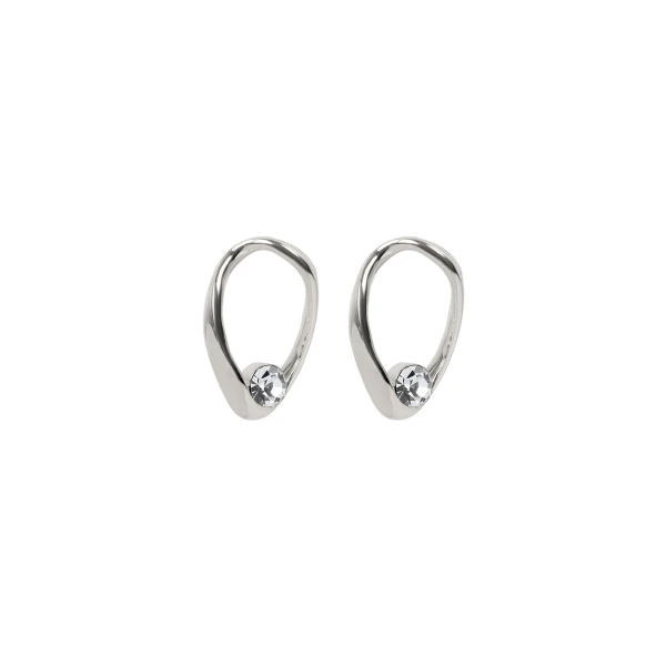 Loop earrings in Silver - Image 3