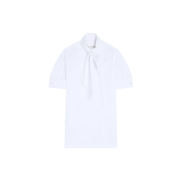 Dries Van Noten Loose cotton shirt in White | Tops | Coveti