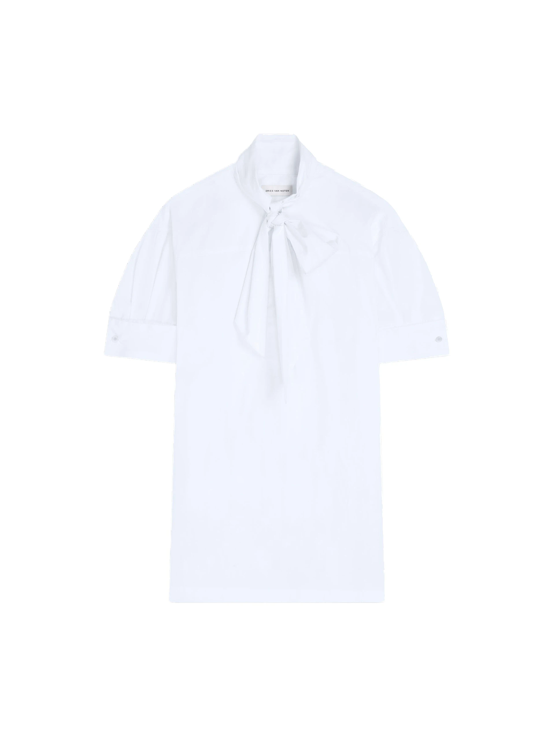 Dries Van Noten Loose cotton shirt in White | Tops | Coveti Dries Van Noten Loose cotton shirt in White | Tops | Coveti