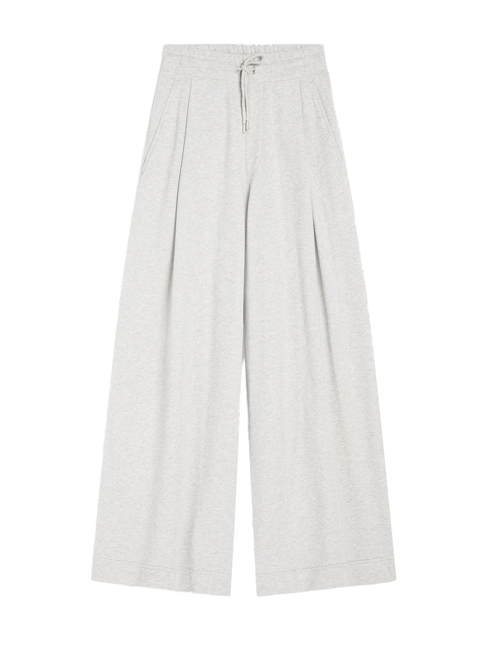 Dries Van Noten Loose cotton sweatpants in Grey Melange | Pants | Coveti Dries Van Noten Loose cotton sweatpants in Grey Melange | Pants | Coveti