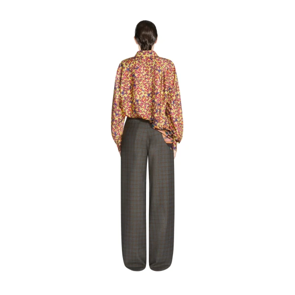 Loose viscose shirt in Yellow - Image 4