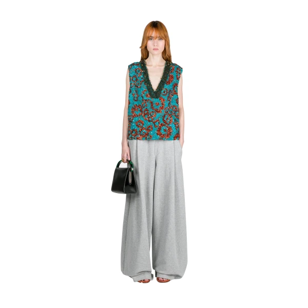 Medium leather bag in Black - Image 5