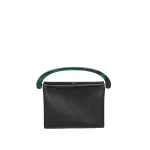 Dries Van Noten Medium leather bag in Black