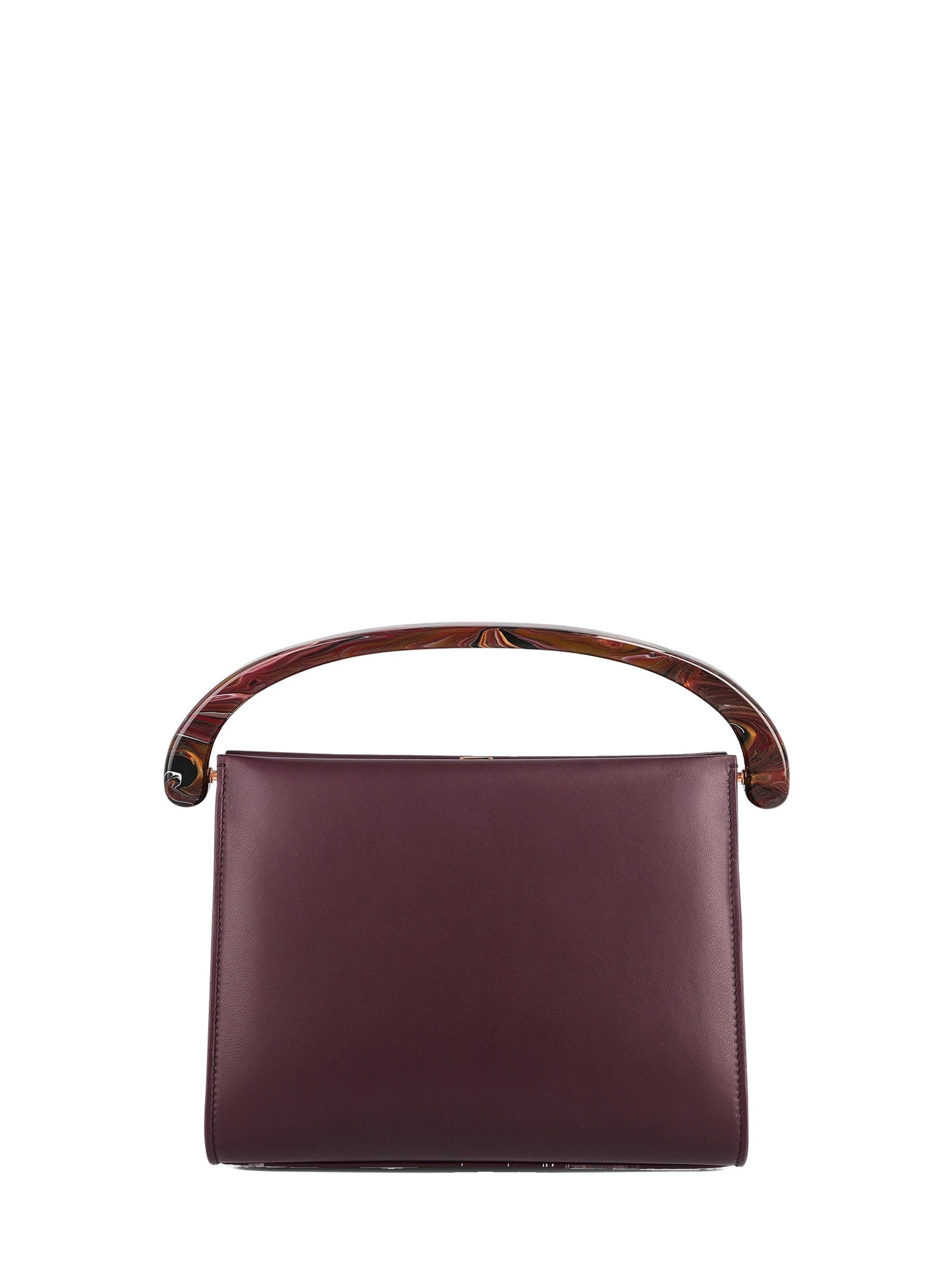 Dries Van Noten Medium leather bag in Bordeaux | Totes & Top-Handle Bags | Coveti Dries Van Noten Medium leather bag in Bordeaux