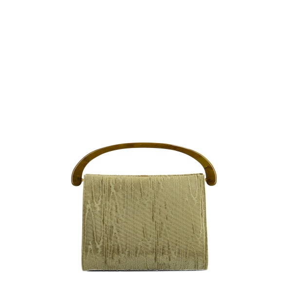 Dries Van Noten Medium velvet bag in Green