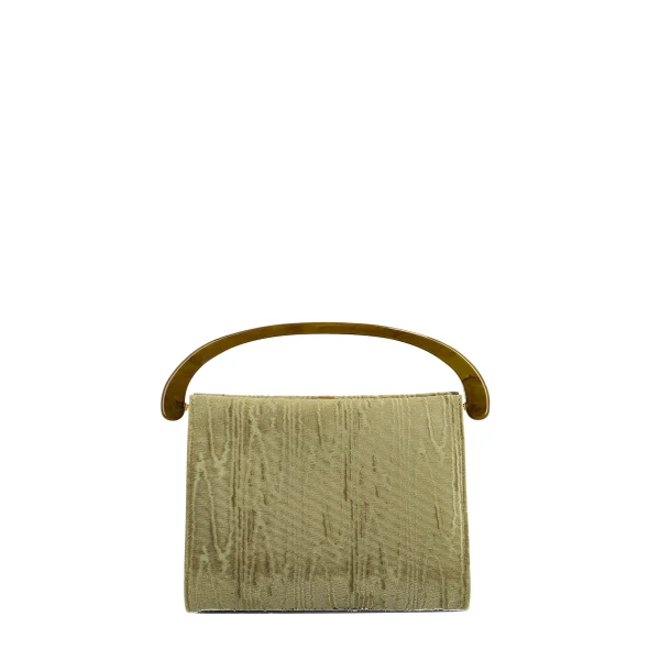 Medium velvet bag in Green