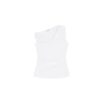 Dries Van Noten Off-shoulder jersey top in White | Tops | Coveti