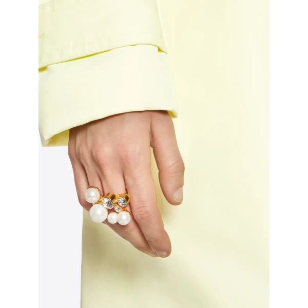 Ornamented ring in Gold - Image 2