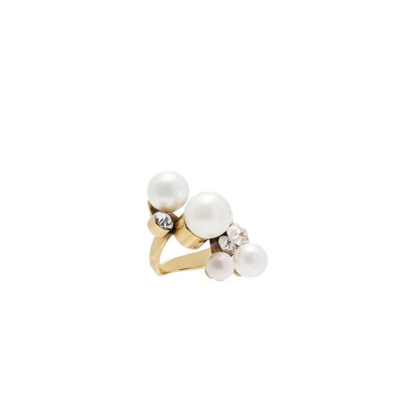 Dries Van Noten Ornamented ring in Gold