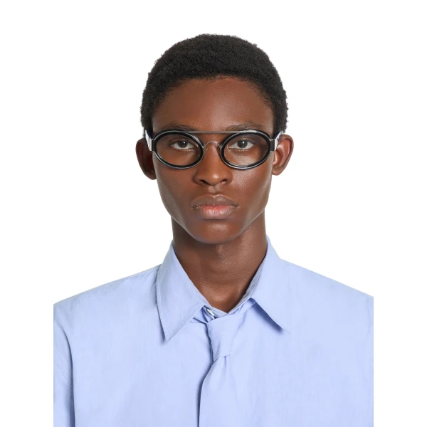 Oval glasses in Black - Image 2