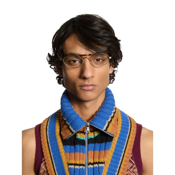 Oval glasses in Turtle Shell - Image 2