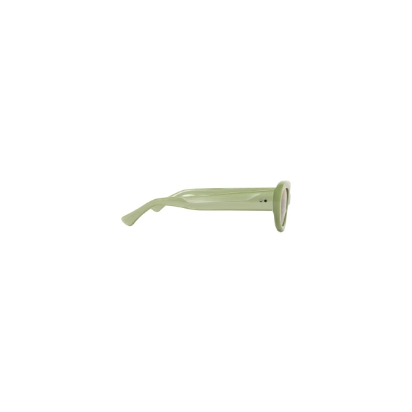 Oval sunglasses in Green - Image 4