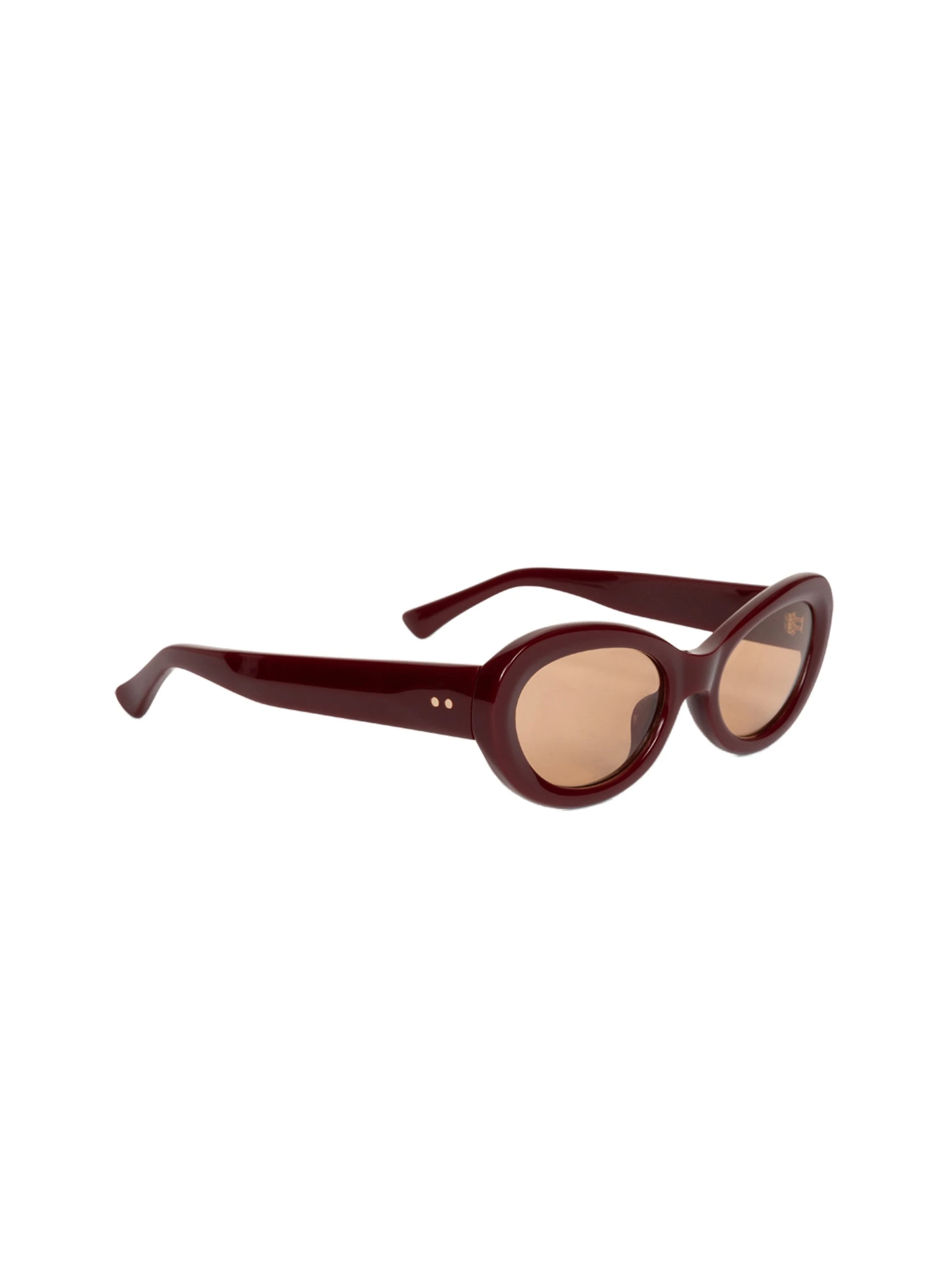 Dries Van Noten Oval sunglasses in Red | Sunglasses | Coveti Dries Van Noten Oval sunglasses in Red