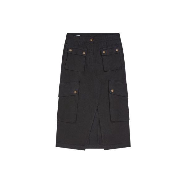 Dries Van Noten Overdyed cargo skirt in Black | Skirts | Coveti