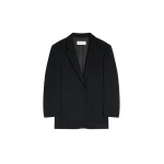 Dries Van Noten Oversized crepe blazer in Black | Jackets | Coveti