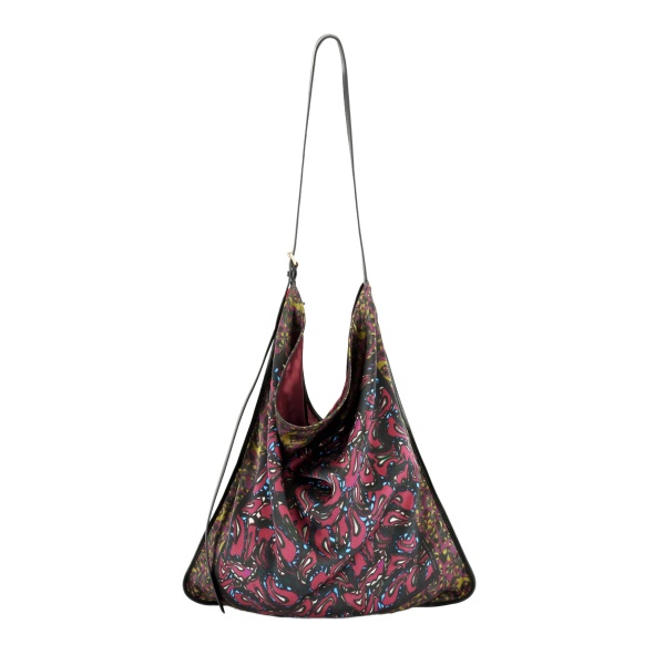Dries Van Noten Oversized scarf bag in Rust