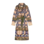 Dries Van Noten Patchwork wool cardigan in Ecru | Knitwear | Coveti