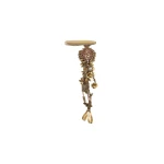 Dries Van Noten Pendant jewel clip in Old Brass