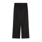 Dries Van Noten Pleated pants in Black | Pants | Coveti