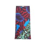 Dries Van Noten Printed midi skirt in Red | Skirts | Coveti