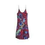 Dries Van Noten Printed slip dress in Red | Dresses | Coveti