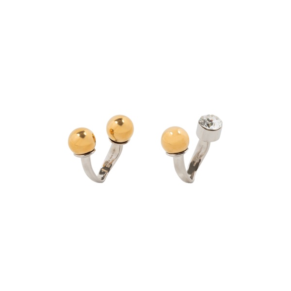 Dries Van Noten Set of open rings in Silver