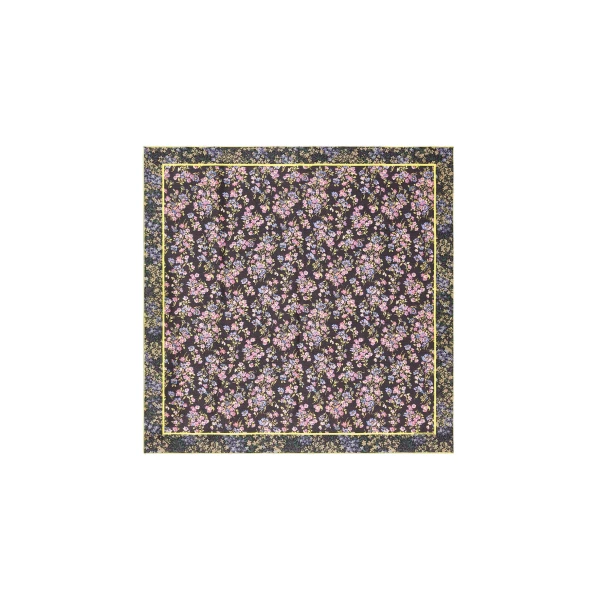 Silk square scarf in Auber - Image 3