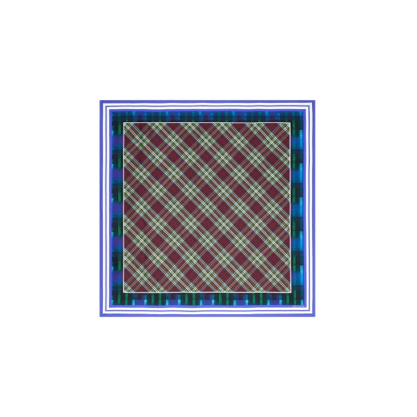 Dries Van Noten Silk square scarf in Blue