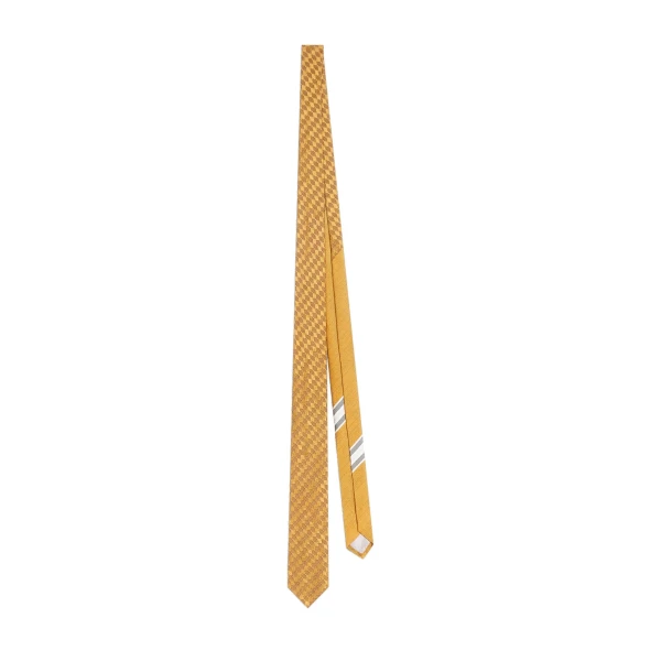 Silk tie in Mustard