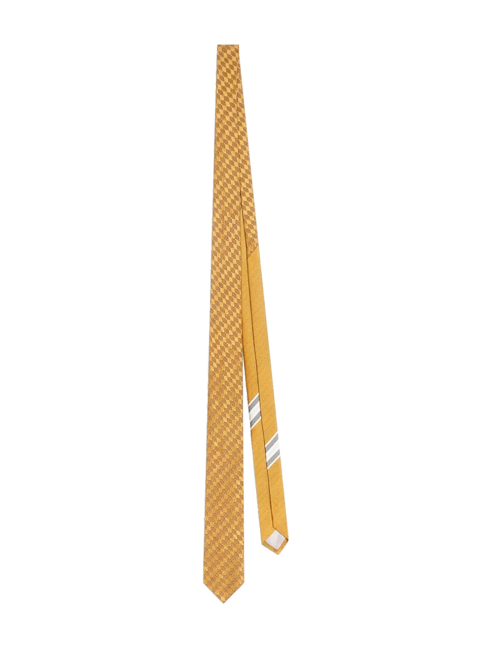 Dries Van Noten Silk tie in Mustard | | Coveti Dries Van Noten Silk tie in Mustard