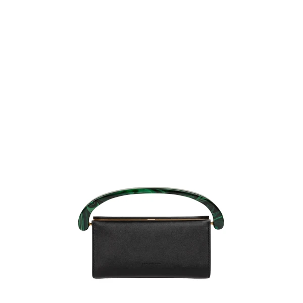 Small leather bag in Black - Image 4