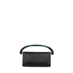 Dries Van Noten Small leather bag in Black