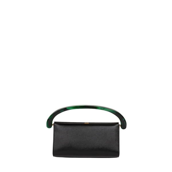 Dries Van Noten Small leather bag in Black