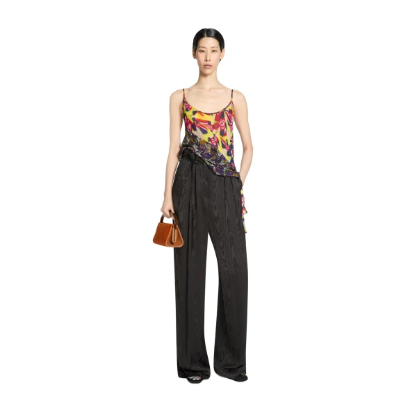 Small velvet bag in Brique - Image 5