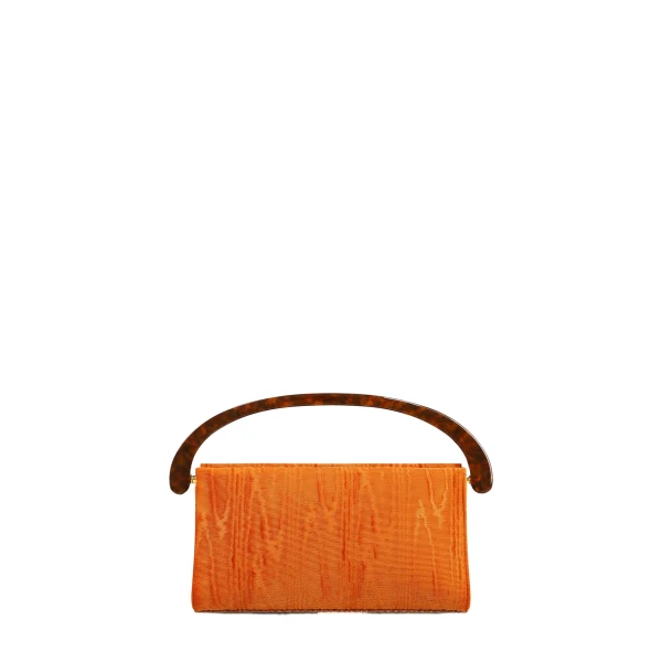 Dries Van Noten Small velvet bag in Brique