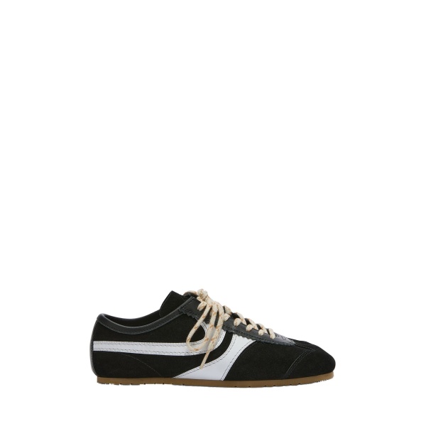 Dries Van Noten Suede sneakers in Black and White