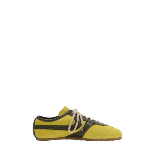 Dries Van Noten Suede sneakers in Yellow