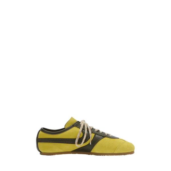 Dries Van Noten Suede sneakers in Yellow