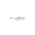 Dries Van Noten Thin oval sunglasses in Turtle Shell