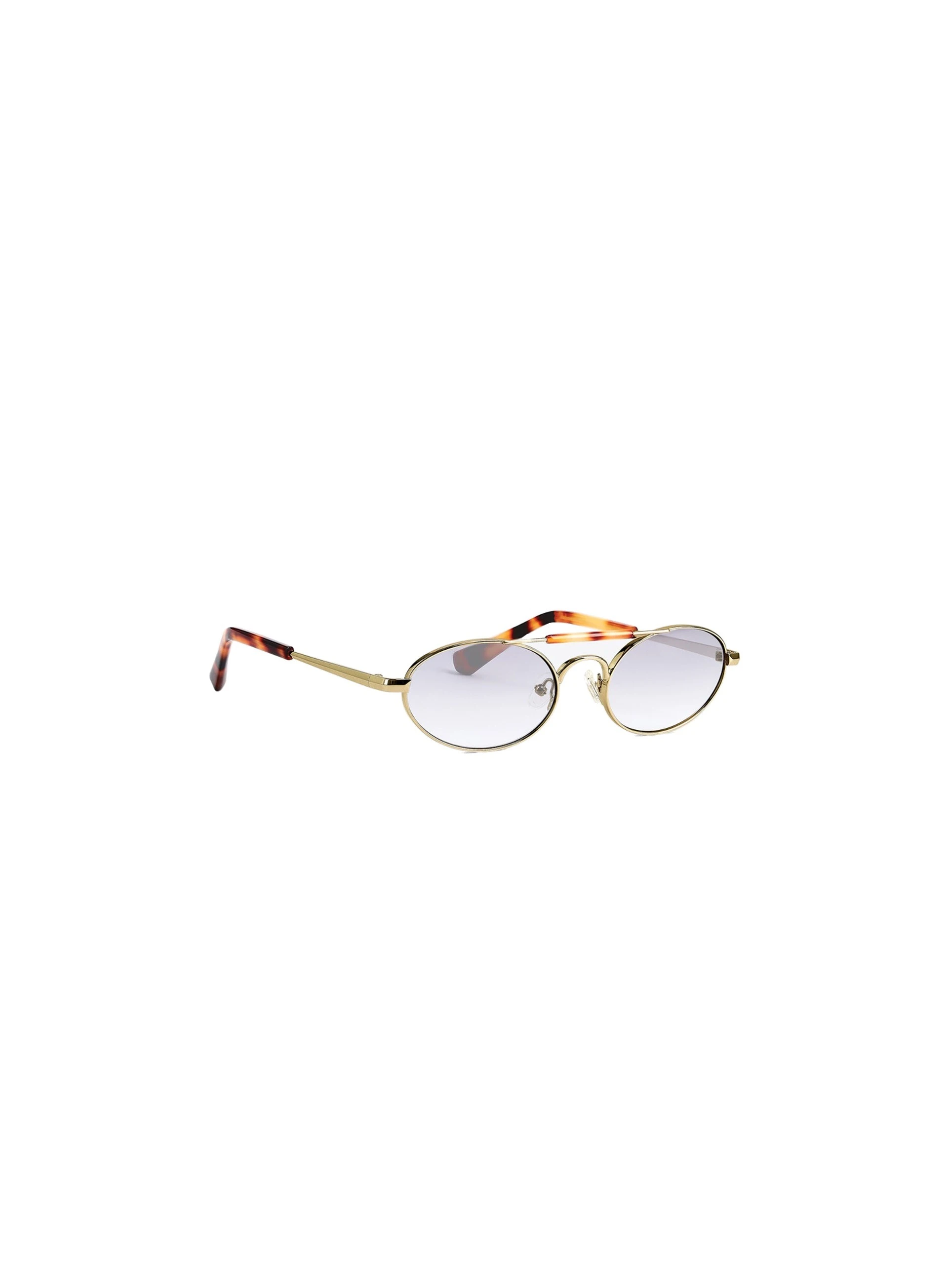 Dries Van Noten Thin oval sunglasses in Turtle Shell | Sunglasses | Coveti Dries Van Noten Thin oval sunglasses in Turtle Shell