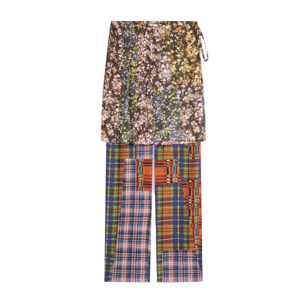 Dries Van Noten Viscose skirt pants in Orange | Pants | Coveti