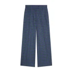 Dries Van Noten Wide leg cotton pants in Green | Pants | Coveti