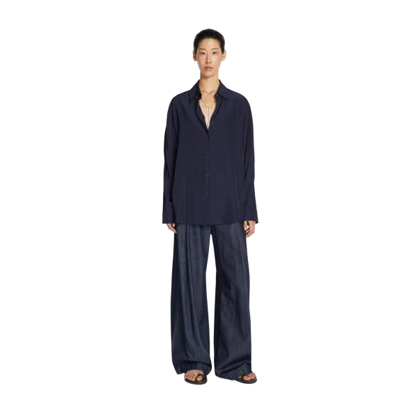 Wide leg jeans in Indigo - Image 2